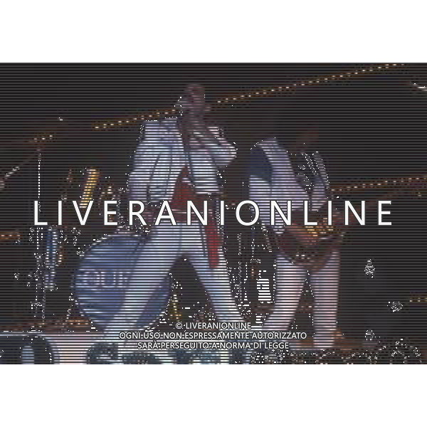 RETROSPETTIVA QUEEN COMPLESSO NELLA FOTO FREDDIE MERCURY CANTANTE DEI QUEEN AG ALDO LIVERANI SAS