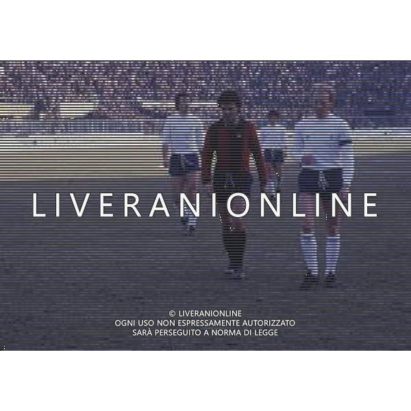 RETROSPETTIVA SALVATORE GARRITANO CALCIATORE NELLA FOTO SALVATORE GARRITANO CON ADRIANO LOMBARDI AG ALDO LIVERANI SAS