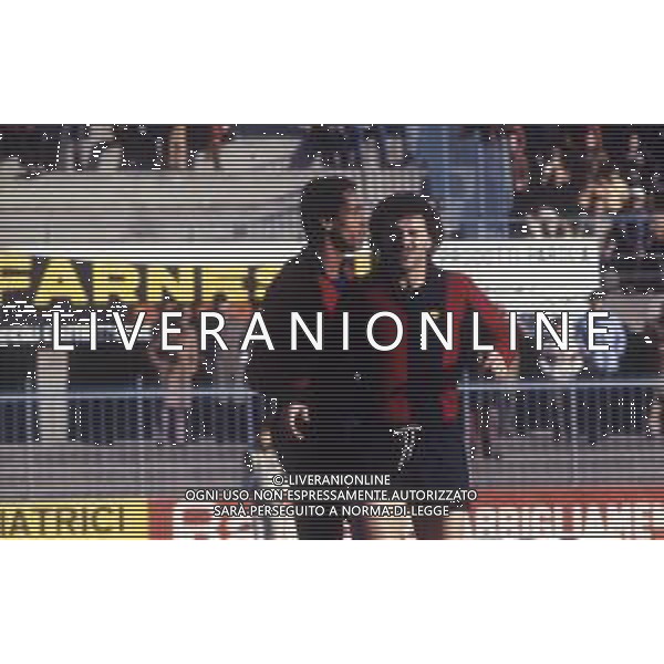 RETROSPETTIVA SALVATORE GARRITANO CALCIATORE NELLA FOTO SALVATORE GARRITANO CON LA MAGLIA DEL BOLOGNA AG ALDO LIVERANI SAS