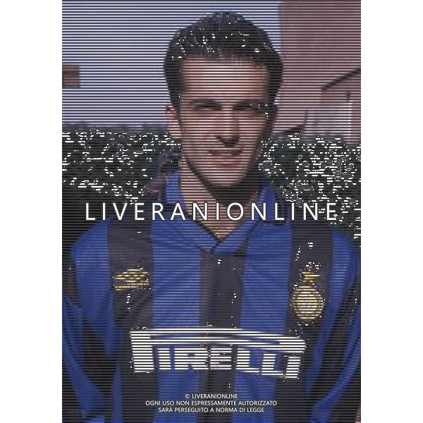 RETROSPETTIVA MARCO BRANCA CALCIATORE NELLA FOTO MARCO BRANCA CON LA MAGLIA DELL\'INTER AG ALDO LIVERANI SAS