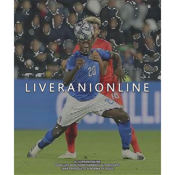 Amichevole Ferrara - 15.11.2018 Italia-Inghilterra U21 Nella Foto: Moise Kean - Lloid Kelly /Ph.Vitez-Ag. Aldo Liverani