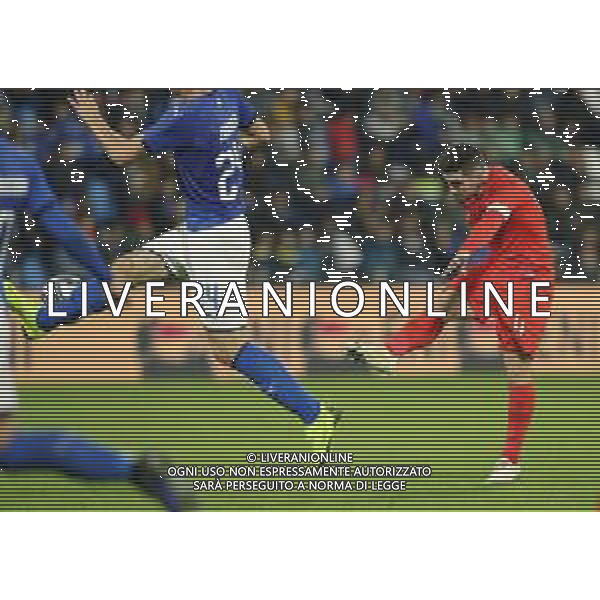 Amichevole Ferrara - 15.11.2018 Italia-Inghilterra U21 Nella Foto: Cook Lewis colpisce la traversa /Ph.Vitez-Ag. Aldo Liverani