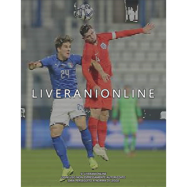 Amichevole Ferrara - 15.11.2018 Italia-Inghilterra U21 Nella Foto:Lewis Cook - Nicolo’ Zaniolo /Ph.Vitez-Ag. Aldo Liverani