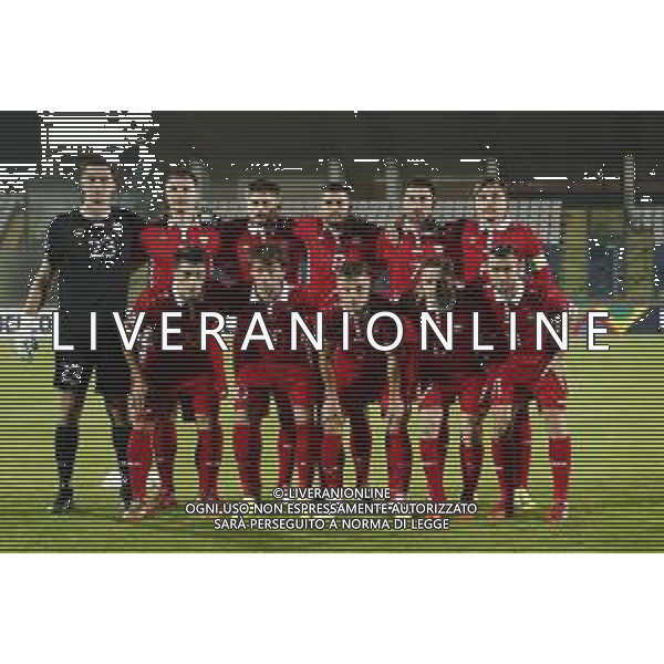 UEFA Nations League D gruppo 2 San Marino - Moldavia 15/11/2018 nella foto: la formazione della moldavia ©Claudio Zamagni/Agenzi Aldo Liverani s.a.s. moldava\'s line up during UEFA Nations League Group Stage D - group 2 between San Marino and Moldova at San Marino Olympic Stadium on November 15 2018 photo credit by Claudio Zamagni/Aldo Liverani Photo Agency
