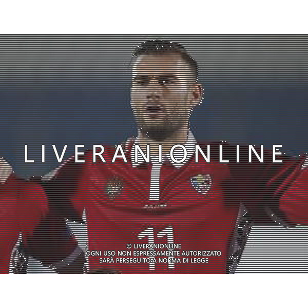 UEFA Nations League D gruppo 2 San Marino - Moldavia 15/11/2018 nella foto: Radu Ginsari (Moldova) ©Claudio Zamagni/Agenzi Aldo Liverani s.a.s. Radu Ginsari (Moldova) during UEFA Nations League Group Stage D - group 2 between San Marino and Moldova at San Marino Olympic Stadium on November 15 2018 photo credit by Claudio Zamagni/Aldo Liverani Photo Agency