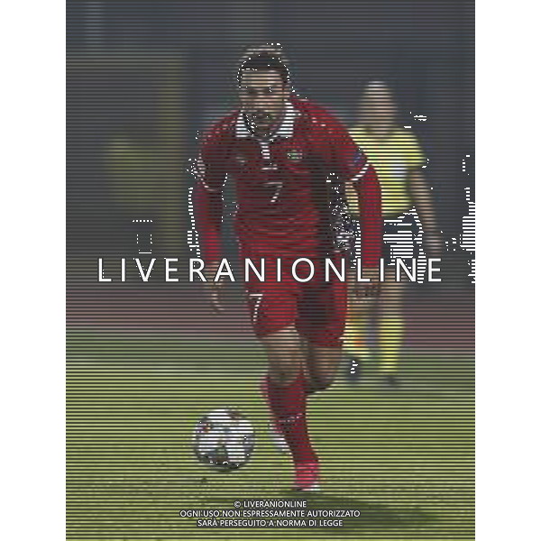 UEFA Nations League D gruppo 2 San Marino - Moldavia 15/11/2018 nella foto: Artur Lonita (Moldova) ©Claudio Zamagni/Agenzi Aldo Liverani s.a.s. Artur Lonita (Moldova) during UEFA Nations League Group Stage D - group 2 between San Marino and Moldova at San Marino Olympic Stadium on November 15 2018 photo credit by Claudio Zamagni/Aldo Liverani Photo Agency
