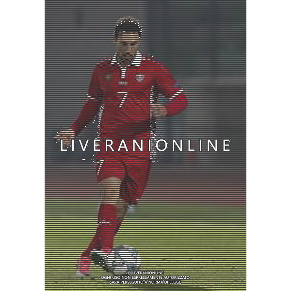 UEFA Nations League D gruppo 2 San Marino - Moldavia 15/11/2018 nella foto: Artur Lonita (Moldova) ©Claudio Zamagni/Agenzi Aldo Liverani s.a.s. Artur Lonita (Moldova) during UEFA Nations League Group Stage D - group 2 between San Marino and Moldova at San Marino Olympic Stadium on November 15 2018 photo credit by Claudio Zamagni/Aldo Liverani Photo Agency