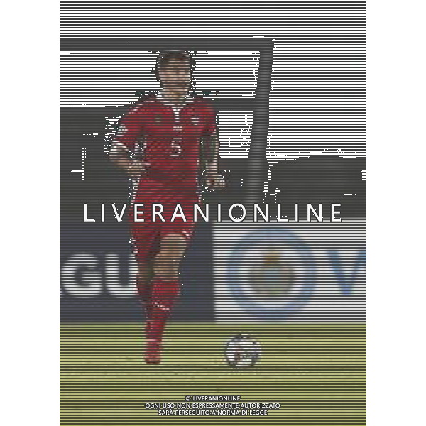 UEFA Nations League D gruppo 2 San Marino - Moldavia 15/11/2018 nella foto: Veaceslav Posmac (Moldova) ©Claudio Zamagni/Agenzi Aldo Liverani s.a.s. Veaceslav Posmac (Moldova) during UEFA Nations League Group Stage D - group 2 between San Marino and Moldova at San Marino Olympic Stadium on November 15 2018 photo credit by Claudio Zamagni/Aldo Liverani Photo Agency