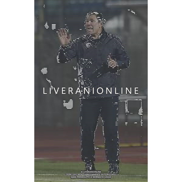 UEFA Nations League D gruppo 2 San Marino - Moldavia 15/11/2018 nella foto: Alexandru Spiridon Moldavia ©Claudio Zamagni/Agenzi Aldo Liverani s.a.s. Alexandru Spiridon Moldova’s coach during UEFA Nations League Group Stage D - group 2 between San Marino and Moldova at San Marino Olympic Stadium on November 15 2018 photo credit by Claudio Zamagni/Aldo Liverani Photo Agency