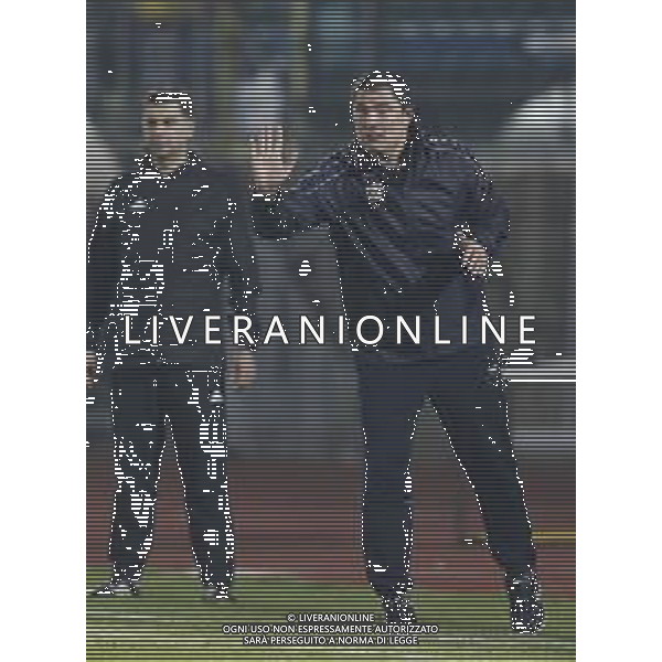 UEFA Nations League D gruppo 2 San Marino - Moldavia 15/11/2018 nella foto: Alexandru Spiridon Moldavia ©Claudio Zamagni/Agenzi Aldo Liverani s.a.s. Alexandru Spiridon Moldova’s coach during UEFA Nations League Group Stage D - group 2 between San Marino and Moldova at San Marino Olympic Stadium on November 15 2018 photo credit by Claudio Zamagni/Aldo Liverani Photo Agency