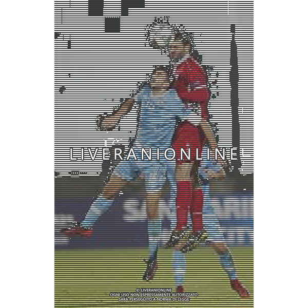 UEFA Nations League D gruppo 2 San Marino - Moldavia 15/11/2018 nella foto: Alexandru Gatcan (Moldova) Lunedei Lorenzo (San Marino) ©Claudio Zamagni/Agenzi Aldo Liverani s.a.s. Alexandru Gatcan (Moldova) Lunedei Lorenzo (San Marino) during UEFA Nations League Group Stage D - group 2 between San Marino and Moldova at San Marino Olympic Stadium on November 15 2018 photo credit by Claudio Zamagni/Aldo Liverani Photo Agency