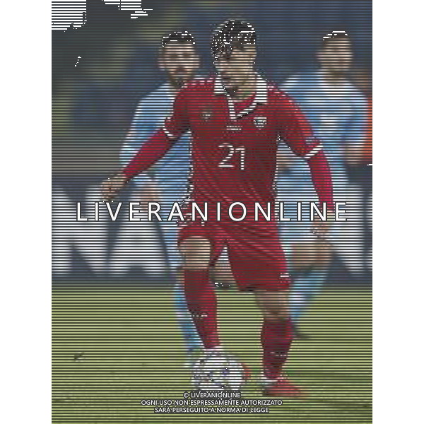 UEFA Nations League D gruppo 2 San Marino - Moldavia 15/11/2018 nella foto:Vitalie Damascan (Moldova) ©Claudio Zamagni/Agenzi Aldo Liverani s.a.s. Vitalie Damascan (Moldova) during UEFA Nations League Group Stage D - group 2 between San Marino and Moldova at San Marino Olympic Stadium on November 15 2018 photo credit by Claudio Zamagni/Aldo Liverani Photo Agency