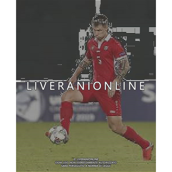 UEFA Nations League D gruppo 2 San Marino - Moldavia 15/11/2018 nella foto: Veaceslav Posmac (Moldova) ©Claudio Zamagni/Agenzi Aldo Liverani s.a.s. Veaceslav Posmac (Moldova) during UEFA Nations League Group Stage D - group 2 between San Marino and Moldova at San Marino Olympic Stadium on November 15 2018 photo credit by Claudio Zamagni/Aldo Liverani Photo Agency
