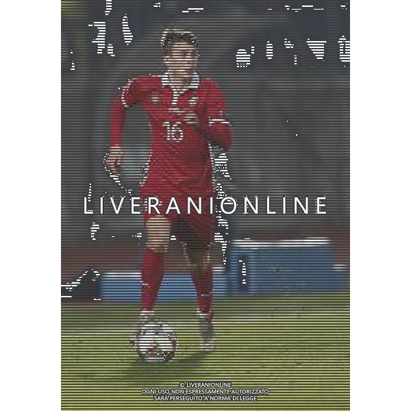 UEFA Nations League D gruppo 2 San Marino - Moldavia 15/11/2018 nella foto: Constantin Sandu (Moldova) ©Claudio Zamagni/Agenzi Aldo Liverani s.a.s. Constantin Sandu (Moldova) during UEFA Nations League Group Stage D - group 2 between San Marino and Moldova at San Marino Olympic Stadium on November 15 2018 photo credit by Claudio Zamagni/Aldo Liverani Photo Agency