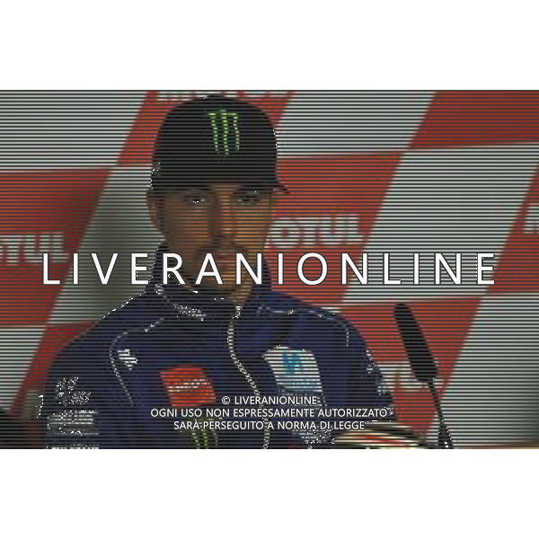 VALENCIA, MOTOGP,CONFERENZA POST QUALIFICHE, 17-11-2018, GRAN PREMIO DELLA COMUNITA\' VALENCIANA. NELLA FOTO: MAVERICK VINALES ©IEMMI / AGENZIA ALDO LIVERANI SAS