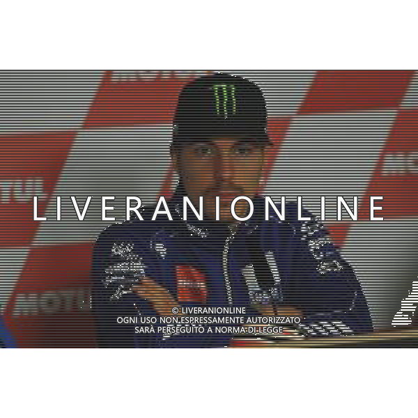 VALENCIA, MOTOGP,CONFERENZA POST QUALIFICHE, 17-11-2018, GRAN PREMIO DELLA COMUNITA\' VALENCIANA. NELLA FOTO: MAVERICK VINALES ©IEMMI / AGENZIA ALDO LIVERANI SAS
