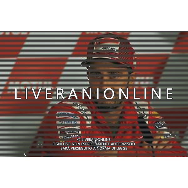VALENCIA, MOTOGP,CONFERENZA POST QUALIFICHE, 17-11-2018, GRAN PREMIO DELLA COMUNITA\' VALENCIANA. NELLA FOTO: ANDREA DOVIZIOSO ©IEMMI / AGENZIA ALDO LIVERANI SAS