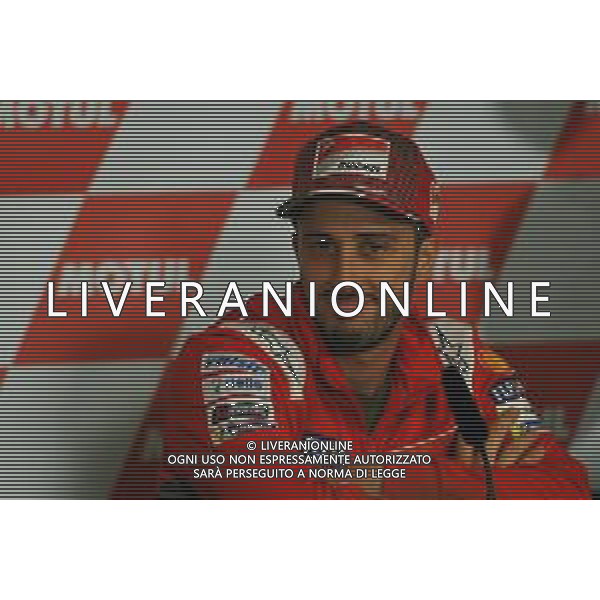 VALENCIA, MOTOGP,CONFERENZA POST QUALIFICHE, 17-11-2018, GRAN PREMIO DELLA COMUNITA\' VALENCIANA. NELLA FOTO: ANDREA DOVIZIOSO ©IEMMI / AGENZIA ALDO LIVERANI SAS