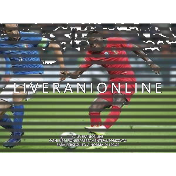 UEFA Nations League A Group 3 Milano - 17.11.2018 Italia-Portogallo Nella Foto:occasione bruma fermato da chiellini /Ph.Vitez-Ag. Aldo Liverani