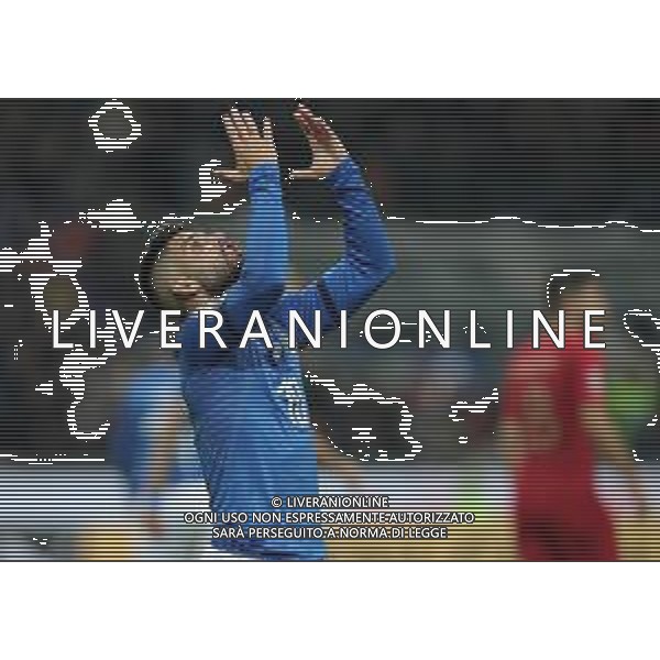 UEFA Nations League A Group 3 Milano - 17.11.2018 Italia-Portogallo Nella Foto:imprecazione di insigne /Ph.Vitez-Ag. Aldo Liverani