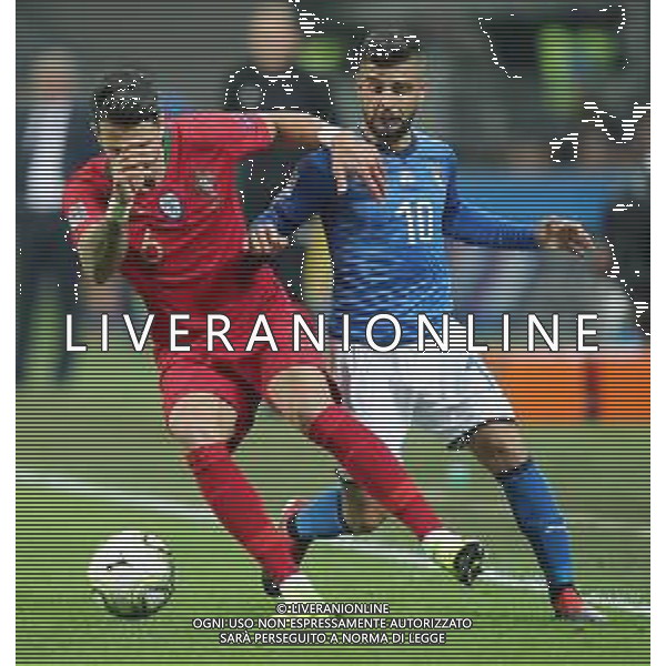 UEFA Nations League A Group 3 Milano - 17.11.2018 Italia-Portogallo Nella Foto:insigne fonte /Ph.Vitez-Ag. Aldo Liverani