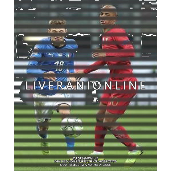 UEFA Nations League A Group 3 Milano - 17.11.2018 Italia-Portogallo Nella Foto:barella joao mario /Ph.Vitez-Ag. Aldo Liverani