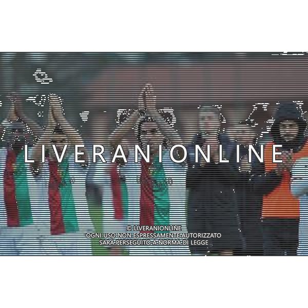 IMOLA 18 11 2018 IMOLESE CALCIO-TERNANA 0-O SERIE C NELLA FOTO GIOCATORI DELLA TERNANA DOPO LA PARTITA ©SANNA / AGENZIA ALDO LIVERANI SAS
