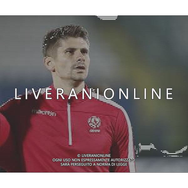UEFA Nations League D gruppo 2 San Marino - Bielorussia 18/11/2018 nella foto: Aleksandr Martynovic (Bielorussia - Belarus) ©Claudio Zamagni/Agenzi Aldo Liverani s.a.s. Aleksandr Martynovic (Bielorussia - Belarus) during UEFA Nations League Group Stage D - group 2 between San Marino and Belarus at San Marino Olympic Stadium on November 18 2018 photo credit by Claudio Zamagni/Aldo Liverani Photo Agency / AGENZIA ALDO LIVERANI SAS