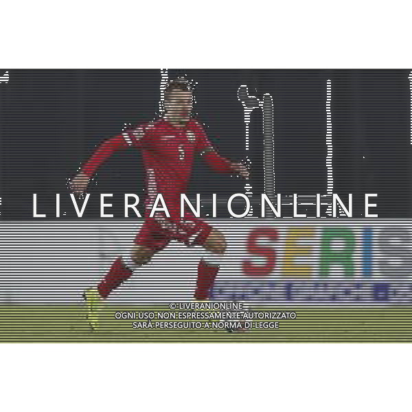 UEFA Nations League D gruppo 2 San Marino - Bielorussia 18/11/2018 nella foto: Denis PolyaKov (Bielorussia - Belarus) ©Claudio Zamagni/Agenzi Aldo Liverani s.a.s. Denis PolyaKov (Bielorussia - Belarus) during UEFA Nations League Group Stage D - group 2 between San Marino and Belarus at San Marino Olympic Stadium on November 18 2018 photo credit by Claudio Zamagni/Aldo Liverani Photo Agency / AGENZIA ALDO LIVERANI SAS