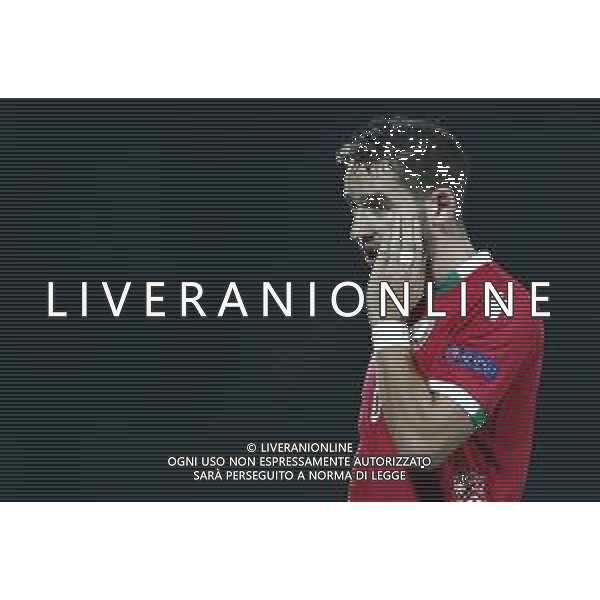 UEFA Nations League D gruppo 2 San Marino - Bielorussia 18/11/2018 nella foto: Pavel Savitski (Bielorussia - Belarus) ©Claudio Zamagni/Agenzi Aldo Liverani s.a.s. Pavel Savitski (Bielorussia - Belarus) during UEFA Nations League Group Stage D - group 2 between San Marino and Belarus at San Marino Olympic Stadium on November 18 2018 photo credit by Claudio Zamagni/Aldo Liverani Photo Agency / AGENZIA ALDO LIVERANI SAS