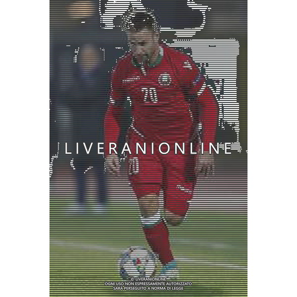 UEFA Nations League D gruppo 2 San Marino - Bielorussia 18/11/2018 nella foto: Maksim Skavysh (Bielorussia - Belarus) ©Claudio Zamagni/Agenzi Aldo Liverani s.a.s. Maksim Skavysh (Bielorussia - Belarus) during UEFA Nations League Group Stage D - group 2 between San Marino and Belarus at San Marino Olympic Stadium on November 18 2018 photo credit by Claudio Zamagni/Aldo Liverani Photo Agency / AGENZIA ALDO LIVERANI SAS