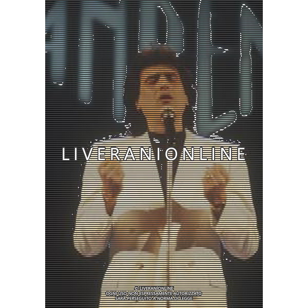 RETROSPETTIVA TOTO CUTUGNO CANTANTE NELLA FOTO TOTO CUTUGNO AG ALDO LIVERANI SAS