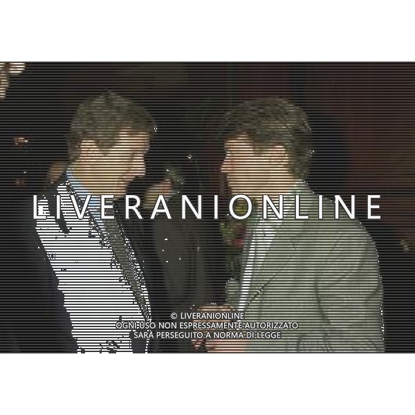 08-01-1996 MILANO-FIFA WORLD PLAYER TEATRO NAZIONALE NELLA FOTO ROY HODGSON E LOTHAR MATTHAUS AG ALDO LIVERANI SAS