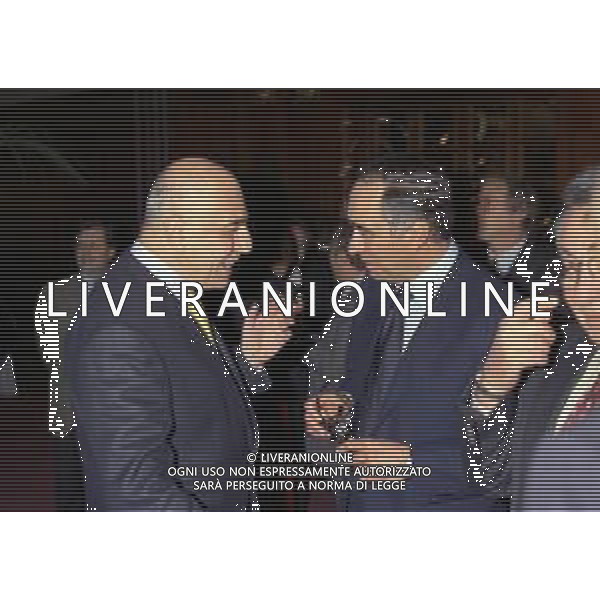 08-01-1996 MILANO-FIFA WORLD PLAYER TEATRO NAZIONALE NELLA FOTO ADRIANO GALLIANI E FRANCO CARRARO AG ALDO LIVERANI SAS
