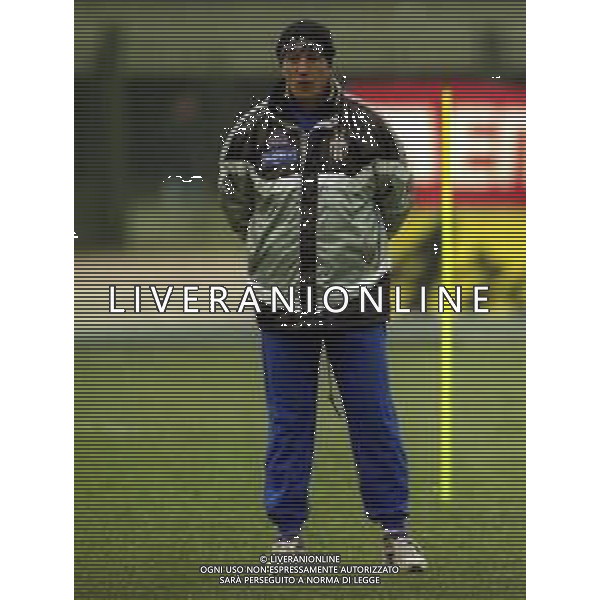 1995-1996 ALLENAMENTO JUVENTUS CALCIO NELLA FOTO MARCELLO LIPPI ALLENATORE JUVENTUS AG ALDO LIVERANI SAS