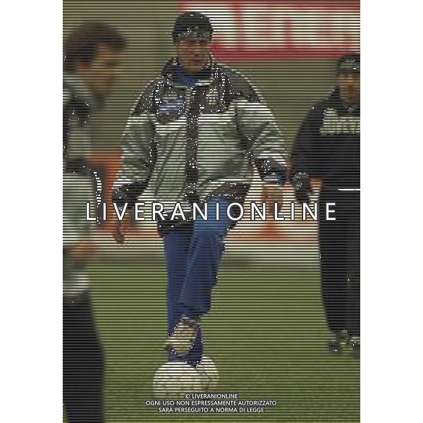 1995-1996 ALLENAMENTO JUVENTUS CALCIO NELLA FOTO MARCELLO LIPPI AG ALDO LIVERANI SAS