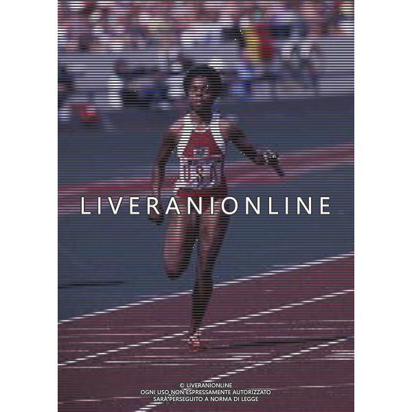 RETROSPETTIVA EVELYN ASHFORD ATLETA NELLA FOTO EVELYN ASHFORD AG ALDO LIVERANI SAS