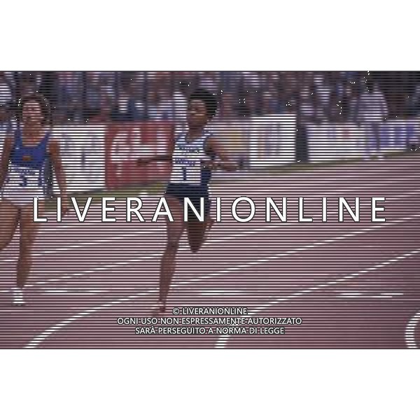 RETROSPETTIVA EVELYN ASHFORD ATLETA NELLA FOTO EVELYN ASHFORD AG ALDO LIVERANI SAS