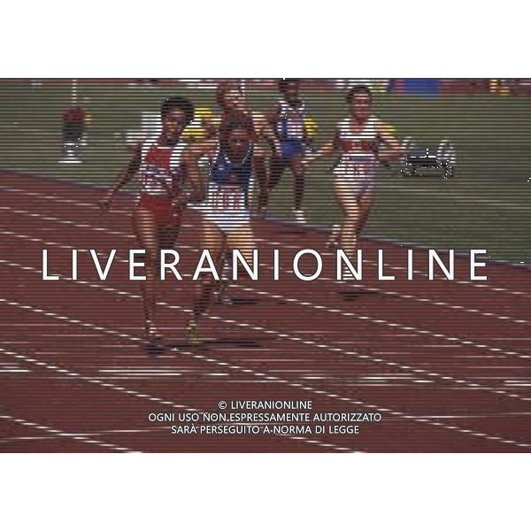 RETROSPETTIVA EVELYN ASHFORD ATLETA NELLA FOTO EVELYN ASHFORD AG ALDO LIVERANI SAS