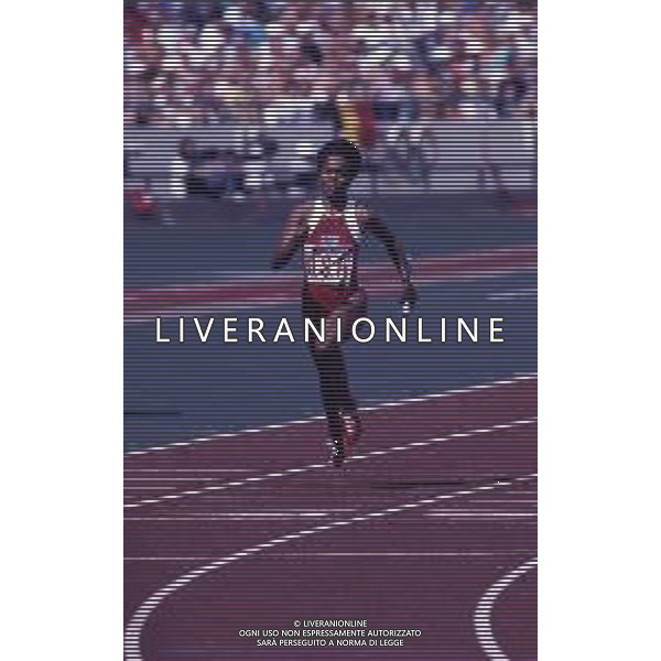 RETROSPETTIVA EVELYN ASHFORD ATLETA NELLA FOTO EVELYN ASHFORD AG ALDO LIVERANI SAS