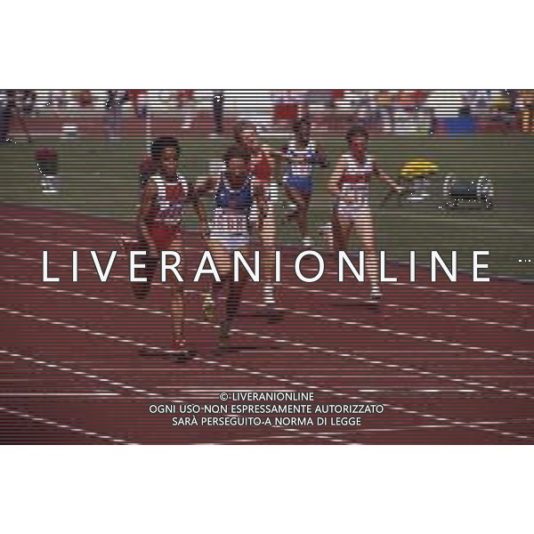 RETROSPETTIVA EVELYN ASHFORD ATLETA NELLA FOTO EVELYN ASHFORD AG ALDO LIVERANI SAS