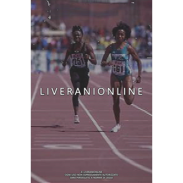RETROSPETTIVA EVELYN ASHFORD ATLETA NELLA FOTO EVELYN ASHFORD AG ALDO LIVERANI SAS
