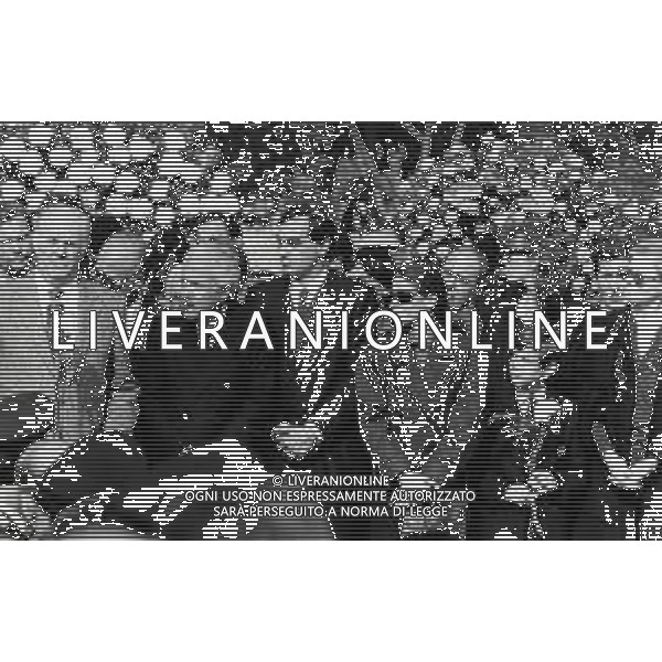 RETROSPETTIVA EDUARDO DE FILIPPO ATTORE REGISTA E SCENEGGIATORE NELLA FOTO FUNERALI DI EDUARDO DE FILIPPO A ROMA 03-11-1984 AG ALDO LIVERANI SAS