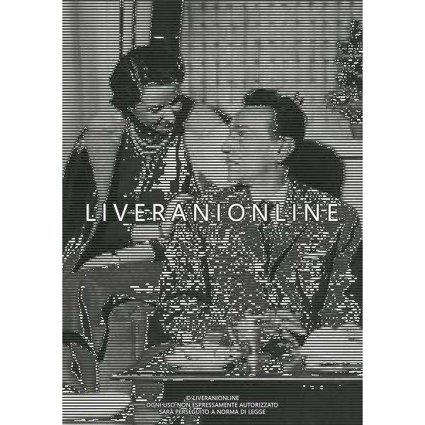 RETROSPETTIVA EDUARDO DE FILIPPO ATTORE REGISTA E SCENEGGIATORE NELLA FOTO EDUARDO DE FILIPPO CON LA MOGLIE THEA PRANDI AG ALDO LIVERANI SAS