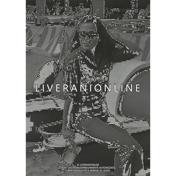 1982 VENEZIA FESTIVAL DEL CINEMA NELLA FOTO BARBARA D\'URSO AG ALDO LIVERANI SAS