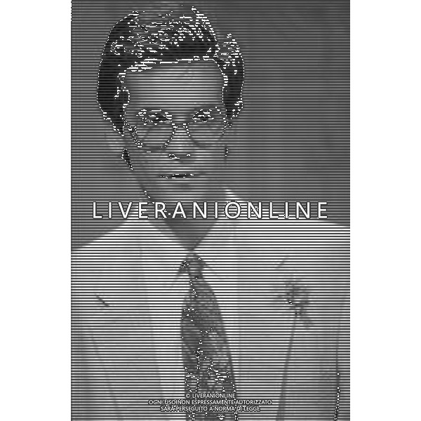 ALESSANDRO CECCHI PAONE, giornalista, conduttore televisivo italiano - RETROSPETTIVA nella foto nel 1985 ©ARCHIVIO / AGENZIA ALDO LIVERANI SAS