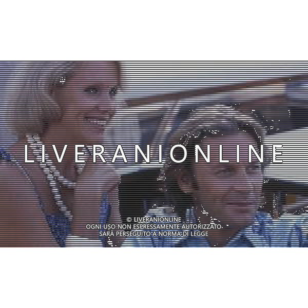 Le Gemelle Alice e Ellen Kessler, ballerine e cantanti tedesche - RETROSPETTIVA nella foto con Helmut Berger ©ARCHIVIO / AGENZIA ALDO LIVERANI SAS