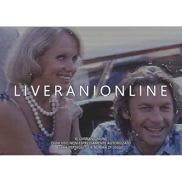 Le Gemelle Alice e Ellen Kessler, ballerine e cantanti tedesche - RETROSPETTIVA nella foto con Helmut Berger ©ARCHIVIO / AGENZIA ALDO LIVERANI SAS