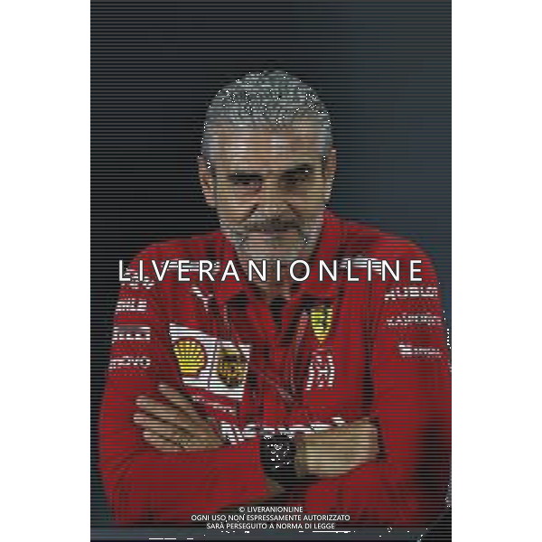 Maurizio Arrivabene (ITA) Ferrari Team Principal in the FIA Press Conference. 23.11.2018. Formula 1 World Championship, Rd 21, Abu Dhabi Grand Prix, Yas Marina Circuit, Abu Dhabi, Practice Day. AG ALDO LIVERANI SAS ONLY ITALY