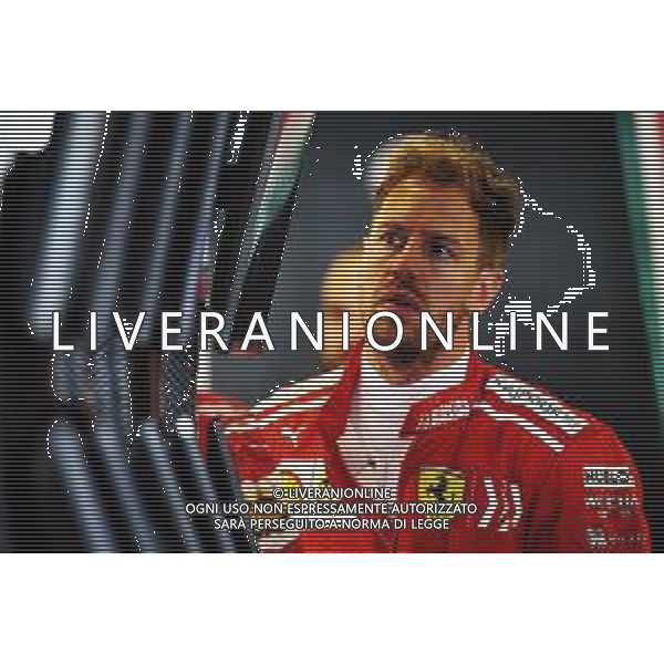 Sebastian Vettel (GER) Ferrari. 24.11.2018. Formula 1 World Championship, Rd 21, Abu Dhabi Grand Prix, Yas Marina Circuit, Abu Dhabi, Qualifying Day. / AGENZIA ALDO LIVERANI SAS -ITALY ONLY EDITORIAL USE ONLY - Gp F1 Prove Ufficiali Qualifiche - Abu Dhabi Grand Prix - Emirati Arabi Uniti 24.11.2018